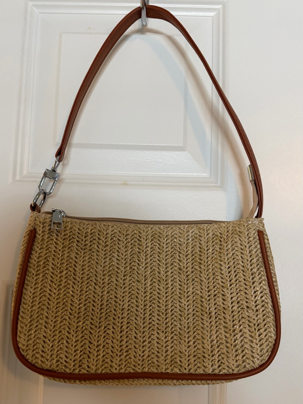 Raffia Woven Straw Beach Shoulder Bag